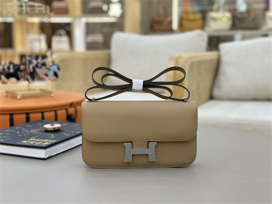 Constance Elan Epsom Leather  Gold/Silver Tone Hardware Chai Color HS(With Mirror)