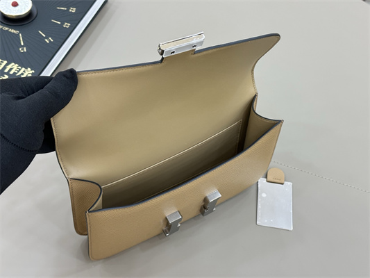 Constance Elan Epsom Leather  Gold/Silver Tone Hardware Chai Color HS(With Mirror)