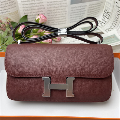 Constance Elan Epsom Leather  Gold/Silver Tone Hardware Bordeaux Color HS(With Mirror)