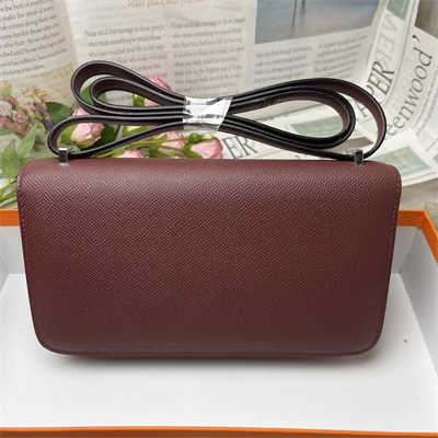 Constance Elan Epsom Leather  Gold/Silver Tone Hardware Bordeaux Color HS(With Mirror)