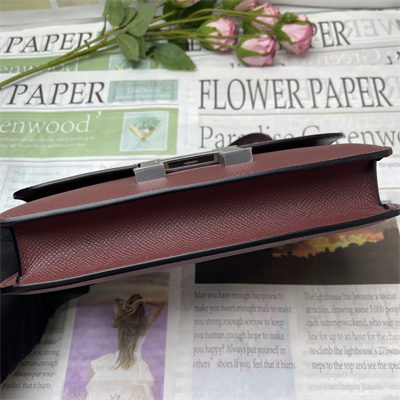 Constance Elan Epsom Leather  Gold/Silver Tone Hardware Bordeaux Color HS(With Mirror)
