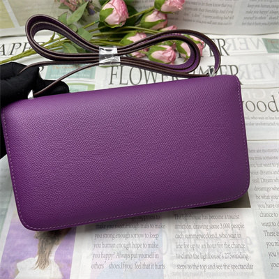 Constance Elan Epsom Leather  Gold/Silver Tone Hardware Anemone Color HS(With Mirror)