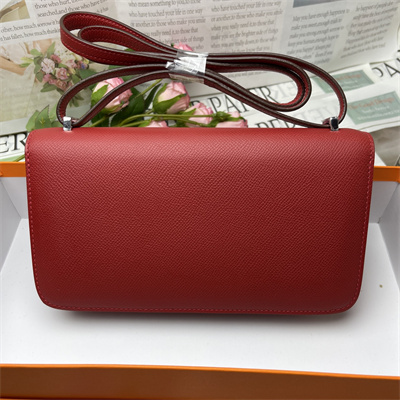 Constance Elan Epsom Leather  Gold/Silver Tone Hardware Red Color HS(With Mirror)