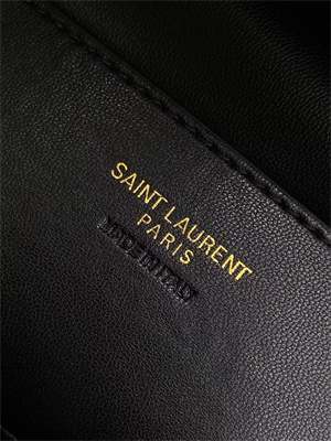 Y.S.L Vanity Case In Quilted Lambskin Green