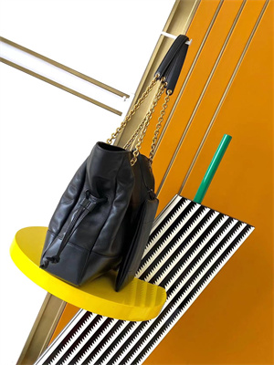 Y.S.L Jamie Shopping Bag Small In Lambskin Black Color