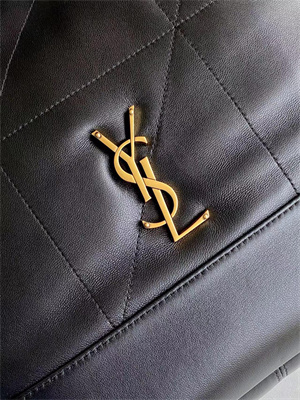 Y.S.L Jamie Shopping Bag Small In Lambskin Black Color