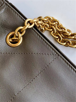 Y.S.L Jamie Shopping Bag Small In Lambskin Lt Musk Color