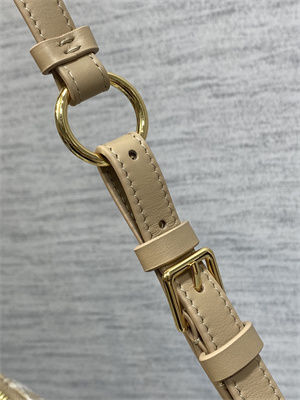 CD 30 Montaigne Wanderlust Mini Bag Dior Oblique Chambray with Raffia Effect and Smooth Calfskin Nature