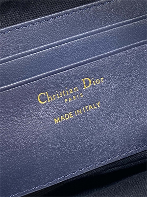 CD 30 Montaigne Wanderlust Mini Bag Blue Dior Oblique Jacquard and Smooth Calfskin