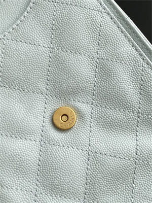 Chanel 25 Medium Handbag Grained Calfskin Gold Tone Metal Blue AS5311