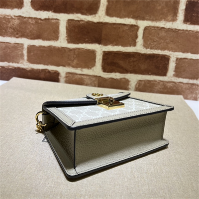 Gu.cci Ophidia Mini Top Handle Bag Supreme Canvas Oatmeal 696180