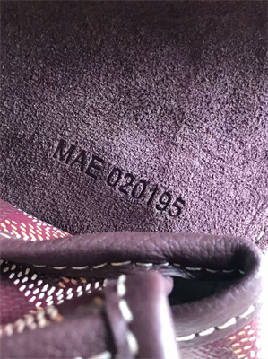 Goyard Alpin Mini Backpack Goyardine Canvas & Chevroches Calfskin Burgundy