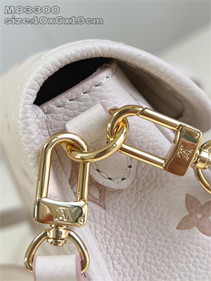 L.V Nano Diane Monogram Embossed grained cowhide leather Bicolor Eden M13642