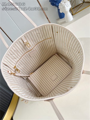 L.V Neverful MM Monogram Empreinte Leather Eden M14285