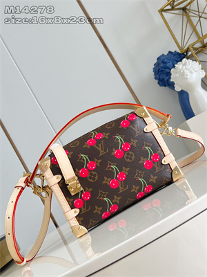 L.V X TM SIDE TRUNK MM Monogram Cherry coated canvas  M14278