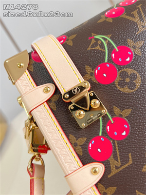 L.V X TM SIDE TRUNK MM Monogram Cherry coated canvas  M14278