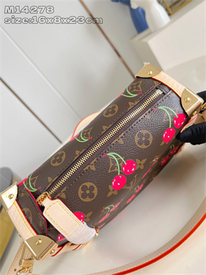 L.V X TM SIDE TRUNK MM Monogram Cherry coated canvas  M14278