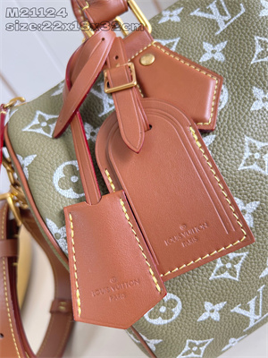 L.V Speedy P9 Bandoulière 30 Monogram Soft Calfskin Green