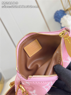 L.V Speedy P9 Bandoulière 30 Monogram Soft Calfskin Sakura Pink