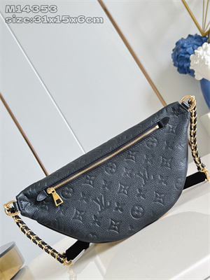 L.V High Rise PM Bumbag Monogram Empreinte Cowhide leather Black M14353