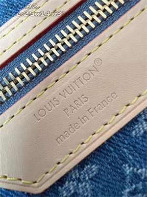 L.V  Neverful MM Monogram Blue Denim M13192