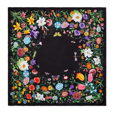Gucci Square Silk Scarf 38543