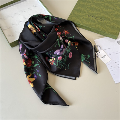 Gucci Square Silk Scarf 38543