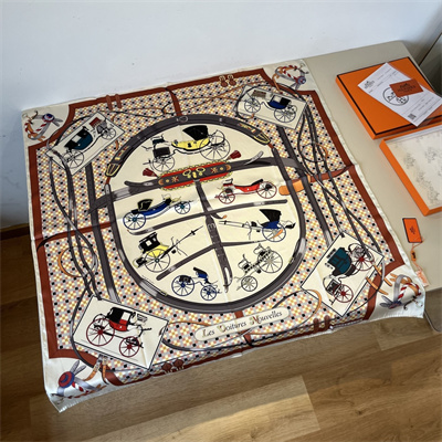 Hermes Square Silk Scarf 38548