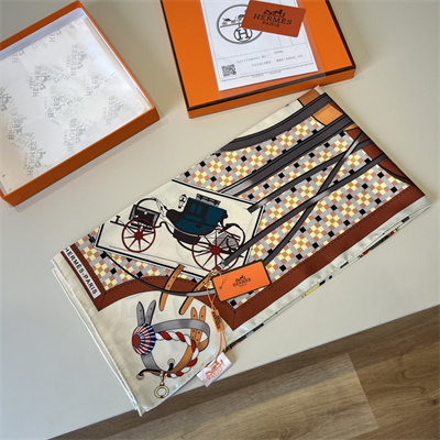 Hermes Square Silk Scarf 38548