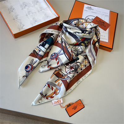 Hermes Square Silk Scarf 38548
