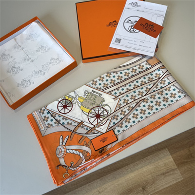 Hermes Square Silk Scarf 38550