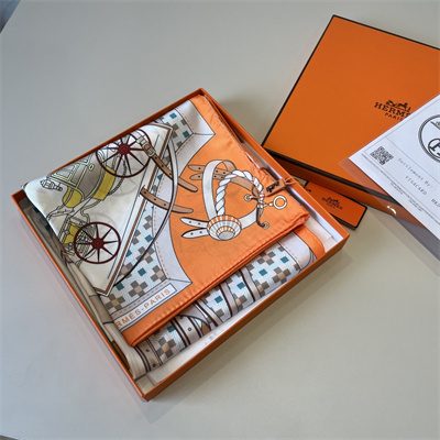 Hermes Square Silk Scarf 38550