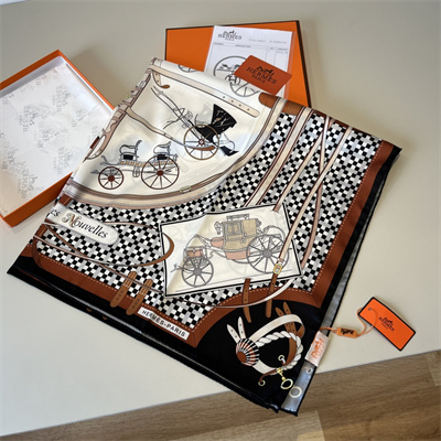 Hermes Square Silk Scarf 38552