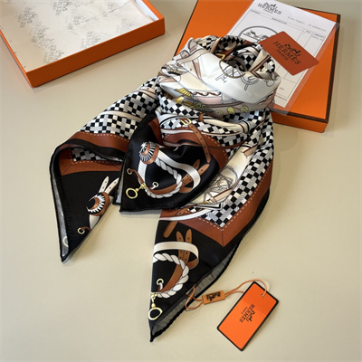 Hermes Square Silk Scarf 38552