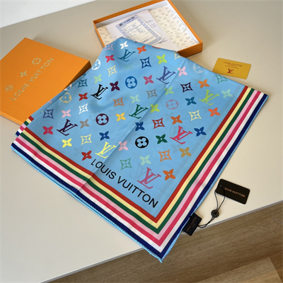 LV Square Silk Scarf 38556