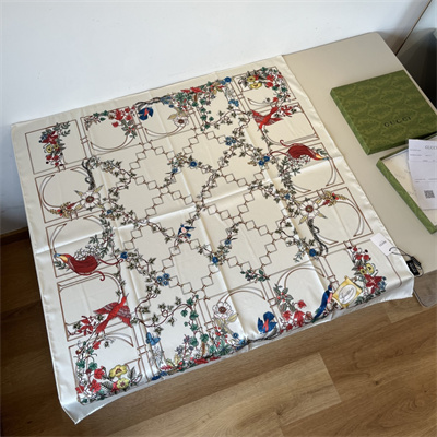 Gucci Square Silk Scarf 38557