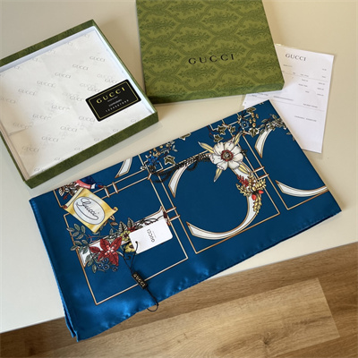 Gucci Square Silk Scarf 38559