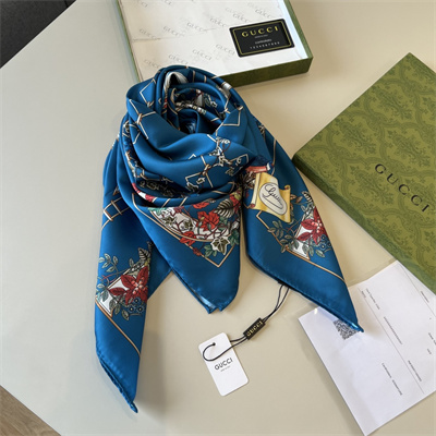 Gucci Square Silk Scarf 38559