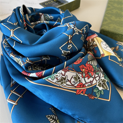 Gucci Square Silk Scarf 38559