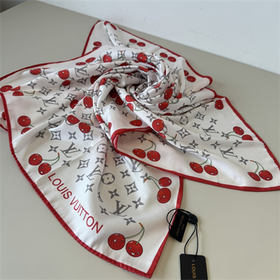 LV Square Silk Scarf 38565