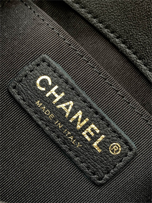 Cha.nel Duma Backpack Smooth Calfskin Gold Tone Metal Black AS3860