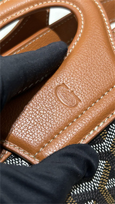 Goyard Beluga Mini Bag Goyardine Canvas & Chevroches Calfskin Black &Tan