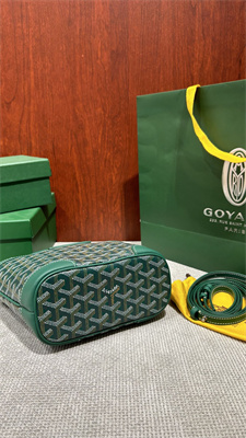 Goyard Beluga Mini Bag Goyardine Canvas & Chevroches Calfskin Green