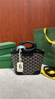 Goyard Beluga Mini Bag Goyardine Canvas & Chevroches Calfskin Black