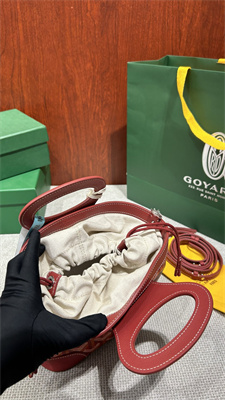 Goyard Beluga Mini Bag Goyardine Canvas & Chevroches Calfskin Red