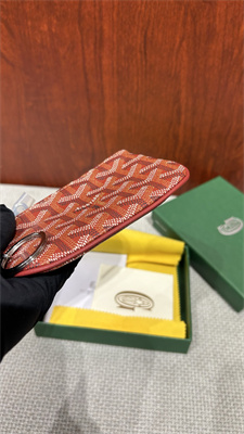 Goyard Key Pouch coin purse Goyardine Canvas & Chevroches Calfskin Red