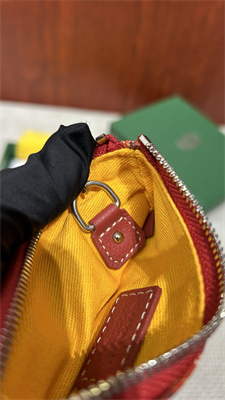 Goyard Key Pouch coin purse Goyardine Canvas & Chevroches Calfskin Red