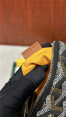 Goyard Key Pouch coin purse Goyardine Canvas & Chevroches Calfskin Black&Tan