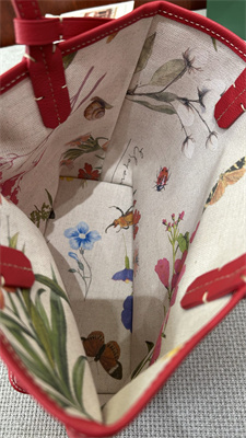 Goyard Anjou Mini Bag Chevroches Calfskin & Goyardine Canvas Fuchsia