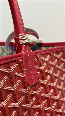 Goyard Saint Louis GM Bag In Goyardine Canvas & Chevroches Calfskin Fuchsia